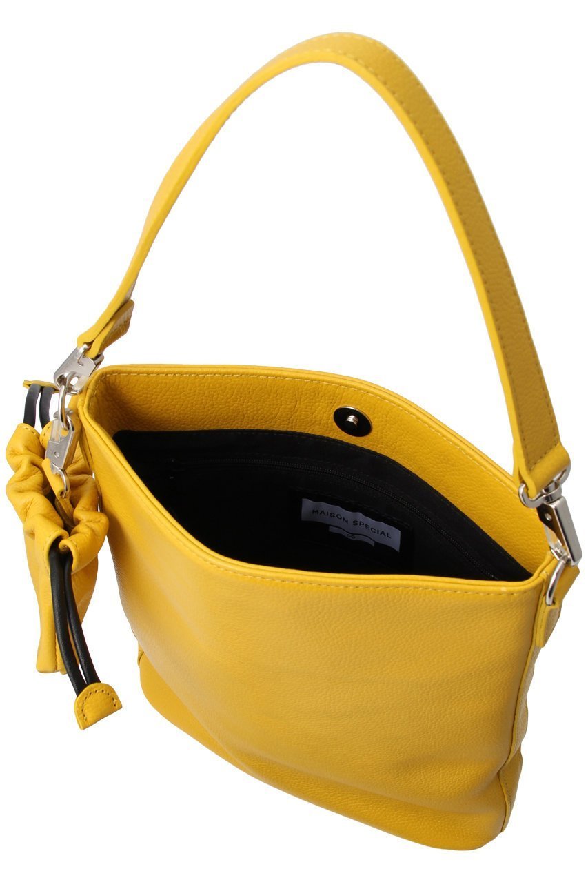 【メゾンスペシャル/MAISON SPECIAL】の【UNISEX】巾着チャーム付きレザー2WAYミニショルダーバッグ 人気、トレンドファッション・服の通販 founy(ファニー) 　ファッション　Fashion　レディースファッション　Fashion for Women　バッグ　Bags　ユニセックス　Unisex, Genderless　ショルダー　Shoulder, Shoulder Strap　チャーム　Charm, Pendant　ポケット　Pocket, Pocket Detail　巾着　Drawstring Bag, Kinchaku　other-5|ID: prp329100003283665 ipo3291000000035981512