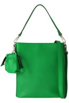 【メゾンスペシャル/MAISON SPECIAL】の【UNISEX】巾着チャーム付きレザー2WAYミニショルダーバッグ GRN(グリーン)|ID: prp329100003283665 ipo3291000000036119283