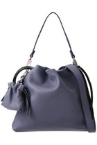 【メゾンスペシャル/MAISON SPECIAL】の【UNISEX】巾着チャーム付きレザー巾着2WAYショルダーバッグ PPL(パープル)|ID: prp329100003283667 ipo3291000000032797423