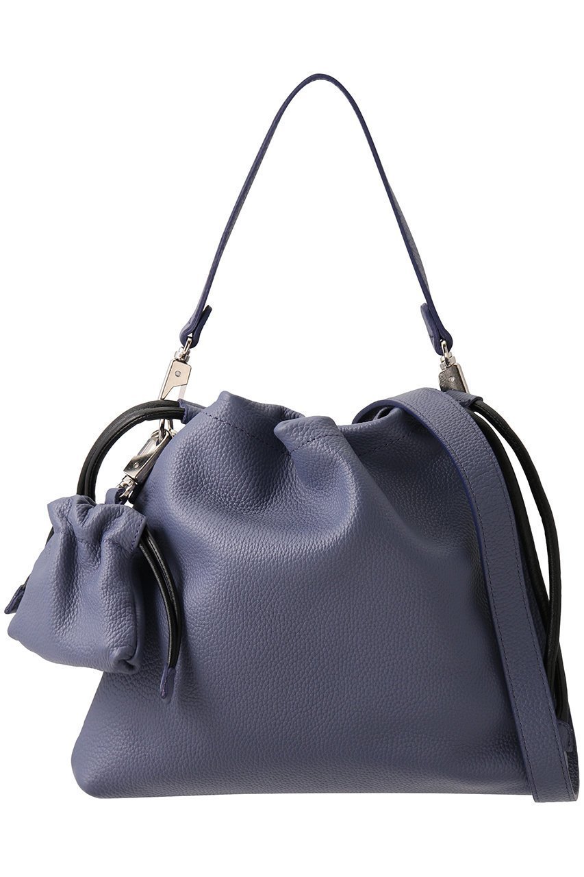 【メゾンスペシャル/MAISON SPECIAL】の【UNISEX】巾着チャーム付きレザー巾着2WAYショルダーバッグ インテリア・キッズ・メンズ・レディースファッション・服の通販 founy(ファニー) 　ファッション　Fashion　レディースファッション　Fashion for Women　バッグ　Bags　ユニセックス　Unisex, Genderless　なめらか　Smooth, Silky Texture　チャーム　Charm, Pendant　巾着　Drawstring Bag, Kinchaku　PPL(パープル)|ID: prp329100003283667 ipo3291000000032797423