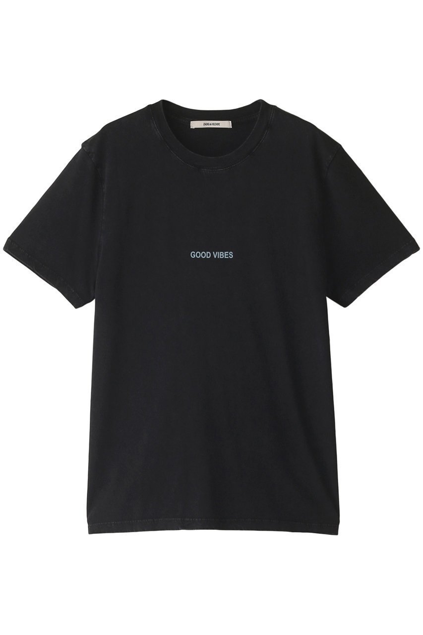 【ザディグ エ ヴォルテール/ZADIG & VOLTAIRE / MEN】の【7/31販売終了】【MEN】TED HAPPY WINGS Tシャツ インテリア・キッズ・メンズ・レディースファッション・服の通販 founy(ファニー) 　ファッション　Fashion　メンズファッション　MEN　トップス・カットソー　Tops/Tshirt/Men　シャツ　Shirts　ショート　スリーブ　プリント　ブラック|ID: prp329100003283698 ipo3291000000021974600