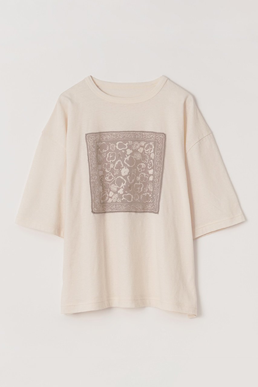 【プリスティン/PRISTINE】のRe-COTTONバンダナTシャツ 人気、トレンドファッション・服の通販 founy(ファニー) 　ファッション　Fashion　レディースファッション　Fashion for Women　トップス・カットソー　Cut & Sew Tops　シャツ・ブラウス・オフィスカジュアル　Elegant Blouses & Button-Ups　ロングTシャツ・Tシャツ　Longline T-Shirts & Tees　カットソー・ベーシックTシャツ　Cut-and-Sewn Tops / Stretch Tees & Basics　ショート　Short, Short Length　スリーブ　Sleeve, Long Sleeve / Short Sleeve　デニム　Denim, Jeans Material　ハーフ　Half, Half-Length　バンダナ　Bandana, Head Scarf　other-6|ID: prp329100003283781 ipo3291000000035792797