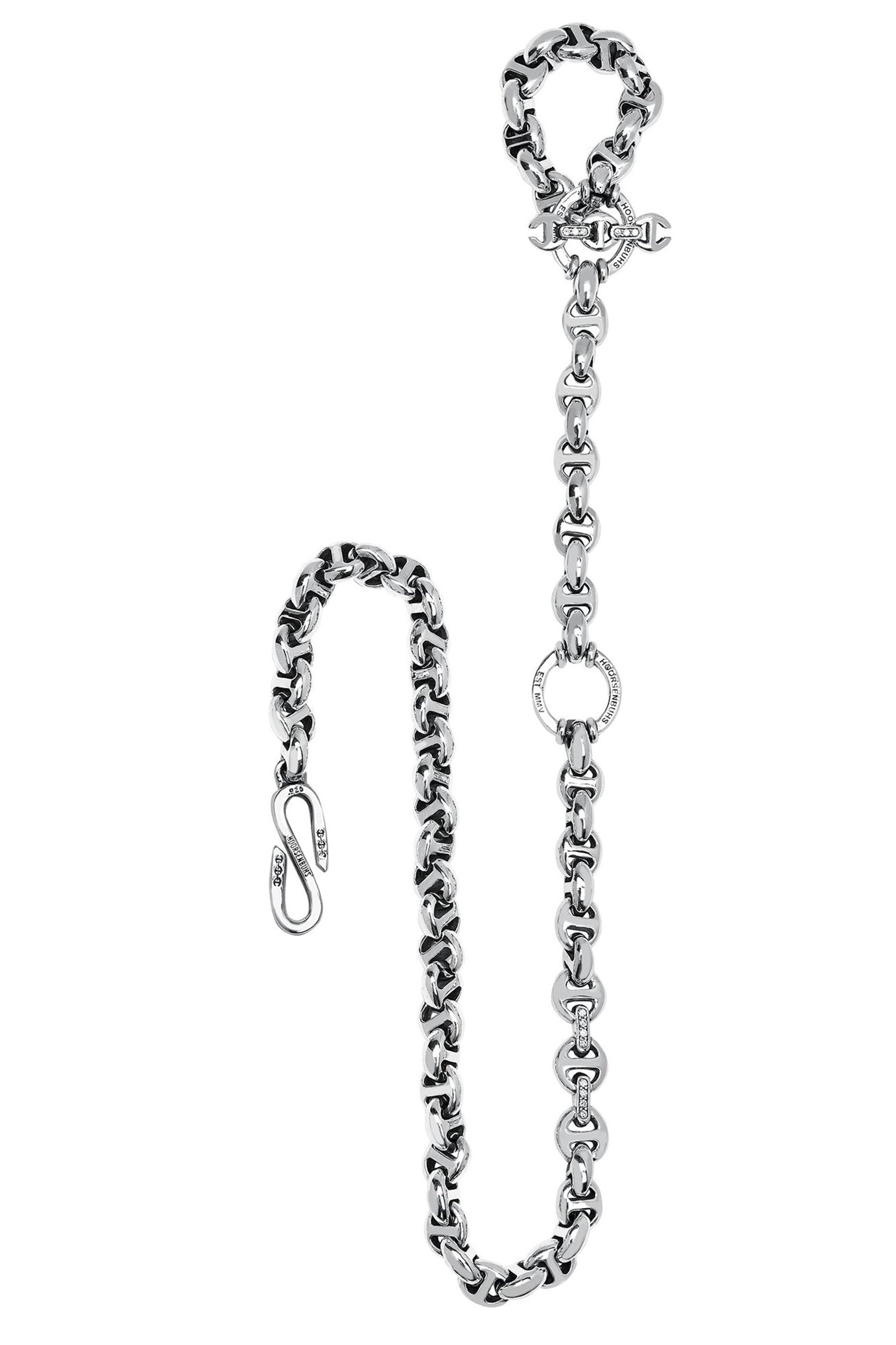 【ホーセンブース/HOORSENBUHS】の【UNISEX】23inch 10mm OPEN-LINK ウォレットチェーン インテリア・キッズ・メンズ・レディースファッション・服の通販 founy(ファニー) ファッション Fashion レディースファッション Fashion for Women レイングッズ・傘・晴雨兼用傘 Umbrellas & Rain Gear ユニセックス Unisex, Genderless おすすめ Recommended / Our Picks シンプル Simple, Minimal ハンカチ Handkerchief, Hanky 傘 Umbrella, Parasol 時計 Watch, Wristwatch シルバー|ID: prp329100003285647 ipo3291000000036121084