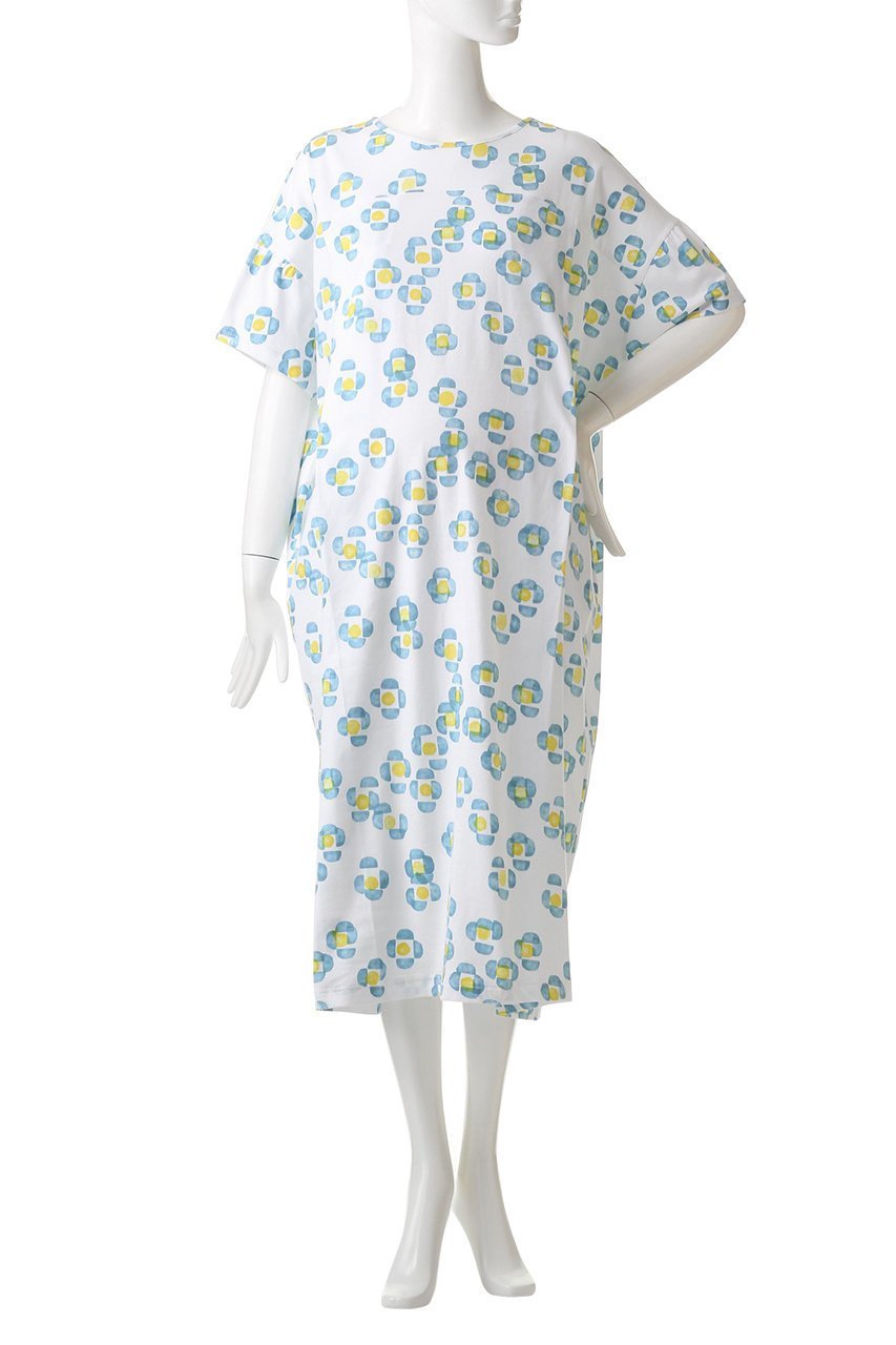 【ミナ ペルホネン/mina perhonen】の【マタニティ】flower mist ワンピース 人気、トレンドファッション・服の通販 founy(ファニー) 　ファッション　Fashion　レディースファッション　Fashion for Women　ワンピース　Dresses　チュニック　Tunic Tops & Dresses　チュニック　Tunic, Long Top　フラワー　Flower, Floral　プリント　Print, Printed Pattern　other-2|ID: prp329100003285716 ipo3291000000035481984