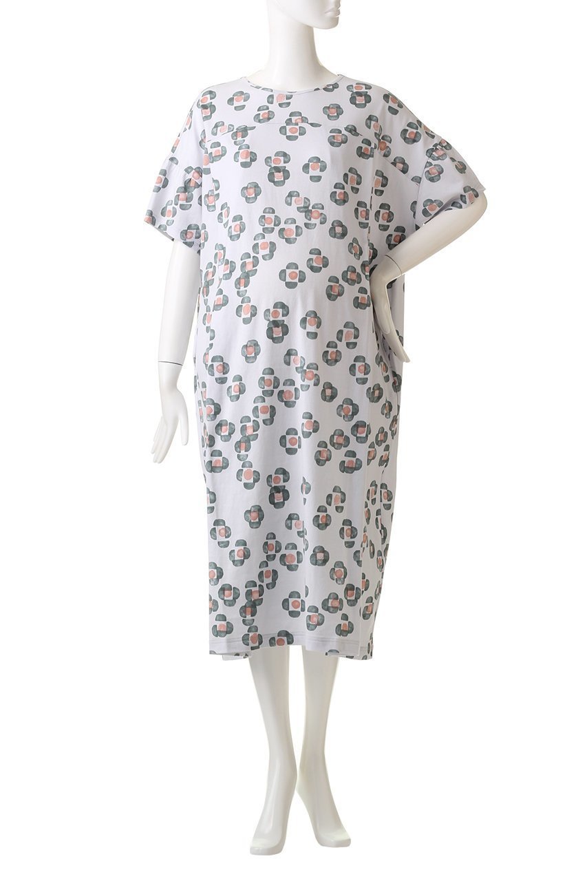 【ミナ ペルホネン/mina perhonen】の【マタニティ】flower mist ワンピース 人気、トレンドファッション・服の通販 founy(ファニー) 　ファッション　Fashion　レディースファッション　Fashion for Women　ワンピース　Dresses　チュニック　Tunic Tops & Dresses　チュニック　Tunic, Long Top　フラワー　Flower, Floral　プリント　Print, Printed Pattern　other-2|ID: prp329100003285716 ipo3291000000036669698