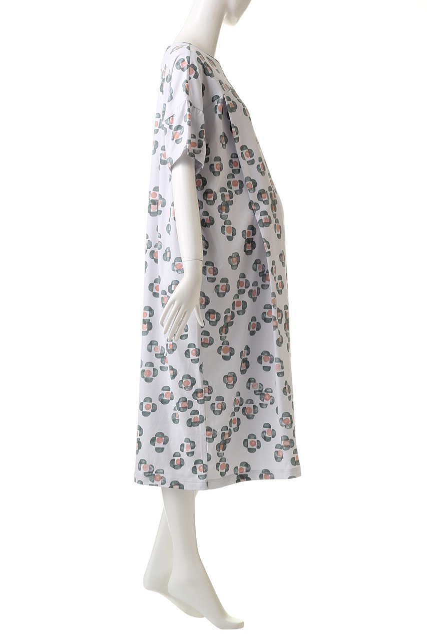 【ミナ ペルホネン/mina perhonen】の【マタニティ】flower mist ワンピース 人気、トレンドファッション・服の通販 founy(ファニー) 　ファッション　Fashion　レディースファッション　Fashion for Women　ワンピース　Dresses　チュニック　Tunic Tops & Dresses　チュニック　Tunic, Long Top　フラワー　Flower, Floral　プリント　Print, Printed Pattern　other-3|ID: prp329100003285716 ipo3291000000036669699