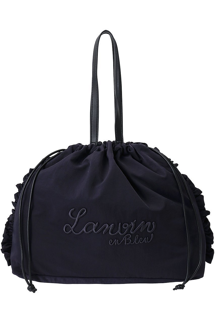 【ランバン オン ブルー/LANVIN en Bleu】のナイロンドロストトートバッグ 人気、トレンドファッション・服の通販 founy(ファニー) 　ファッション　Fashion　レディースファッション　WOMEN　バッグ　Bag　フリル　Frills　ポケット　Pocket　巾着　Purse　ビジネス 仕事 通勤　Business　 other-1|ID: prp329100003288023 ipo3291000000027894436