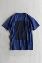 【メゾンスペシャル/MAISON SPECIAL】のフロントチュールTシャツ BLU(ブルー)|ID:prp329100003292679