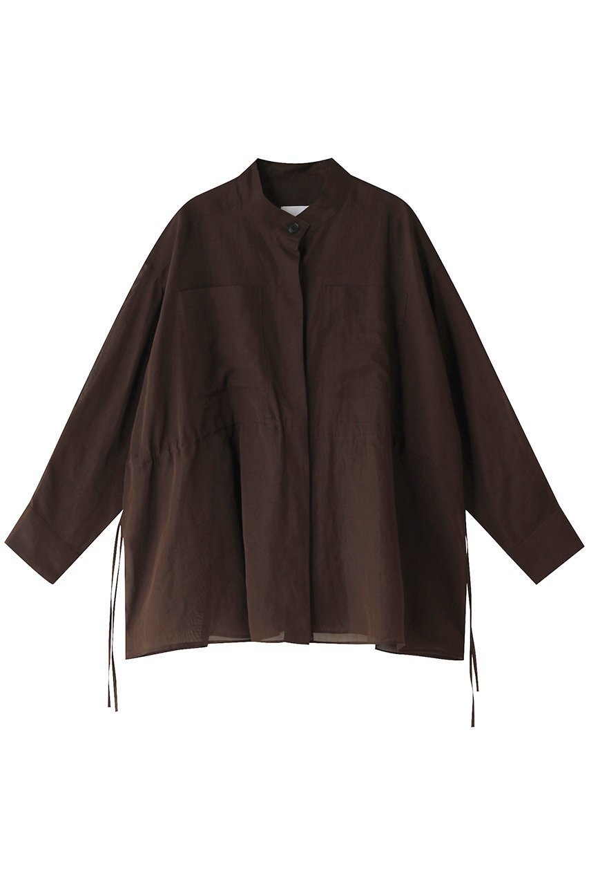 【プルミエ アロンディスモン/1er Arrondissement】のコットンオーガンジーブルゾン 人気、トレンドファッション・服の通販 founy(ファニー) 　ファッション　Fashion　レディースファッション　Fashion for Women　アウター　Coat / Outerwear Collection　レディースジャケット・軽アウター　Jackets　ブルゾンジャケット・スポーティアウター　Blouson Jackets　インナー　Innerwear　オーガンジー　Organza Fabric　シアー　Sheer, See-Through　シンプル　Simple, Minimal　ジャケット　Jacket, Outerwear　ドローストリング　Drawstring, Pull Cord　ブルゾン　Blouson, Bomber Jacket　羽織　Haori, Light Jacket　 other-1|ID: prp329100003292686 ipo3291000000032956950