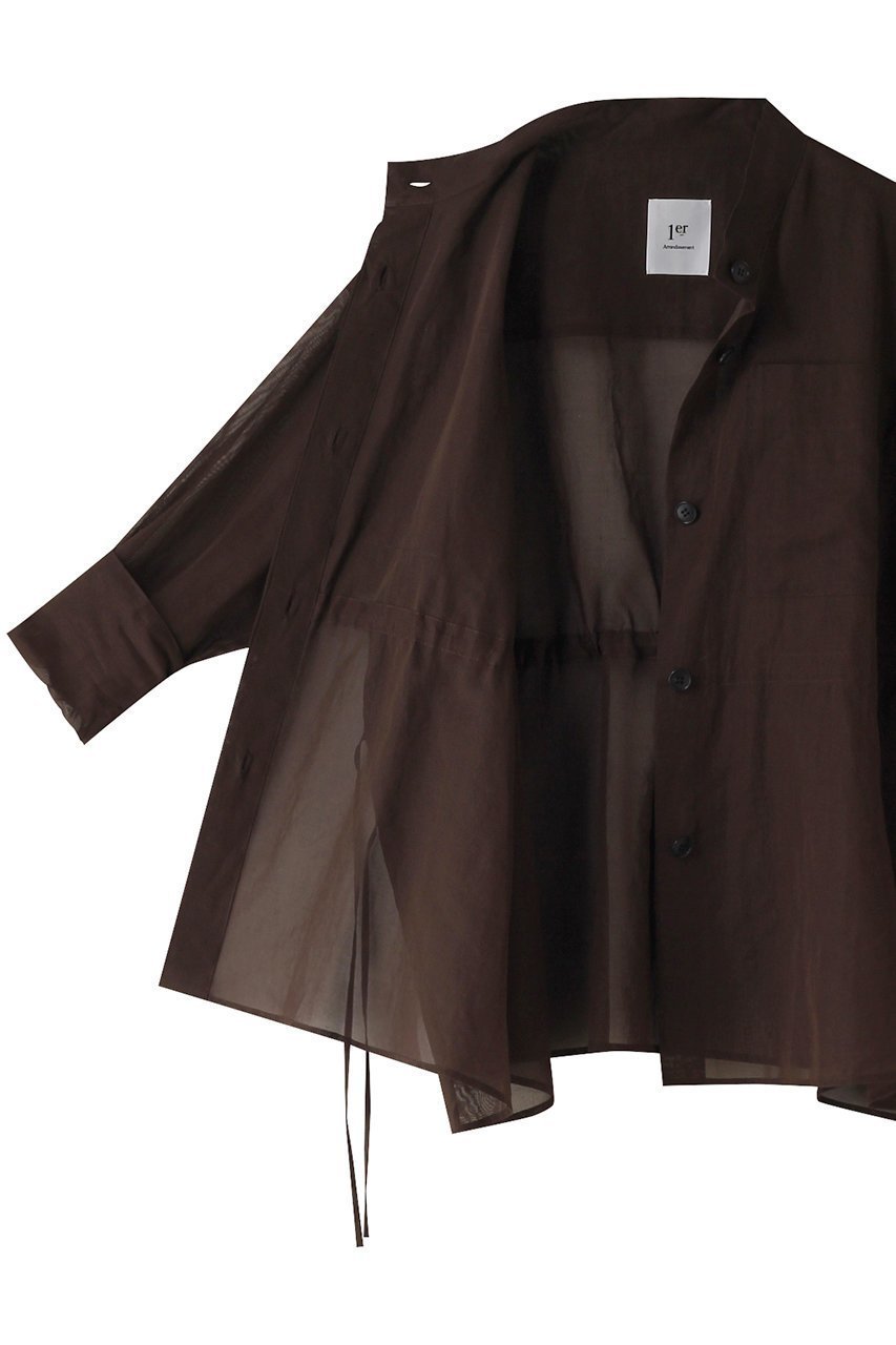 【プルミエ アロンディスモン/1er Arrondissement】のコットンオーガンジーブルゾン 人気、トレンドファッション・服の通販 founy(ファニー) ファッション Fashion レディースファッション Fashion for Women アウター Coat / Outerwear Collection レディースジャケット・軽アウター Jackets ブルゾンジャケット・スポーティアウター Blouson Jackets インナー Innerwear オーガンジー Organza Fabric シアー Sheer, See-Through シンプル Simple, Minimal ジャケット Jacket, Outerwear ドローストリング Drawstring, Pull Cord ブルゾン Blouson, Bomber Jacket 羽織 Haori, Light Jacket other-6|ID: prp329100003292686 ipo3291000000036604474