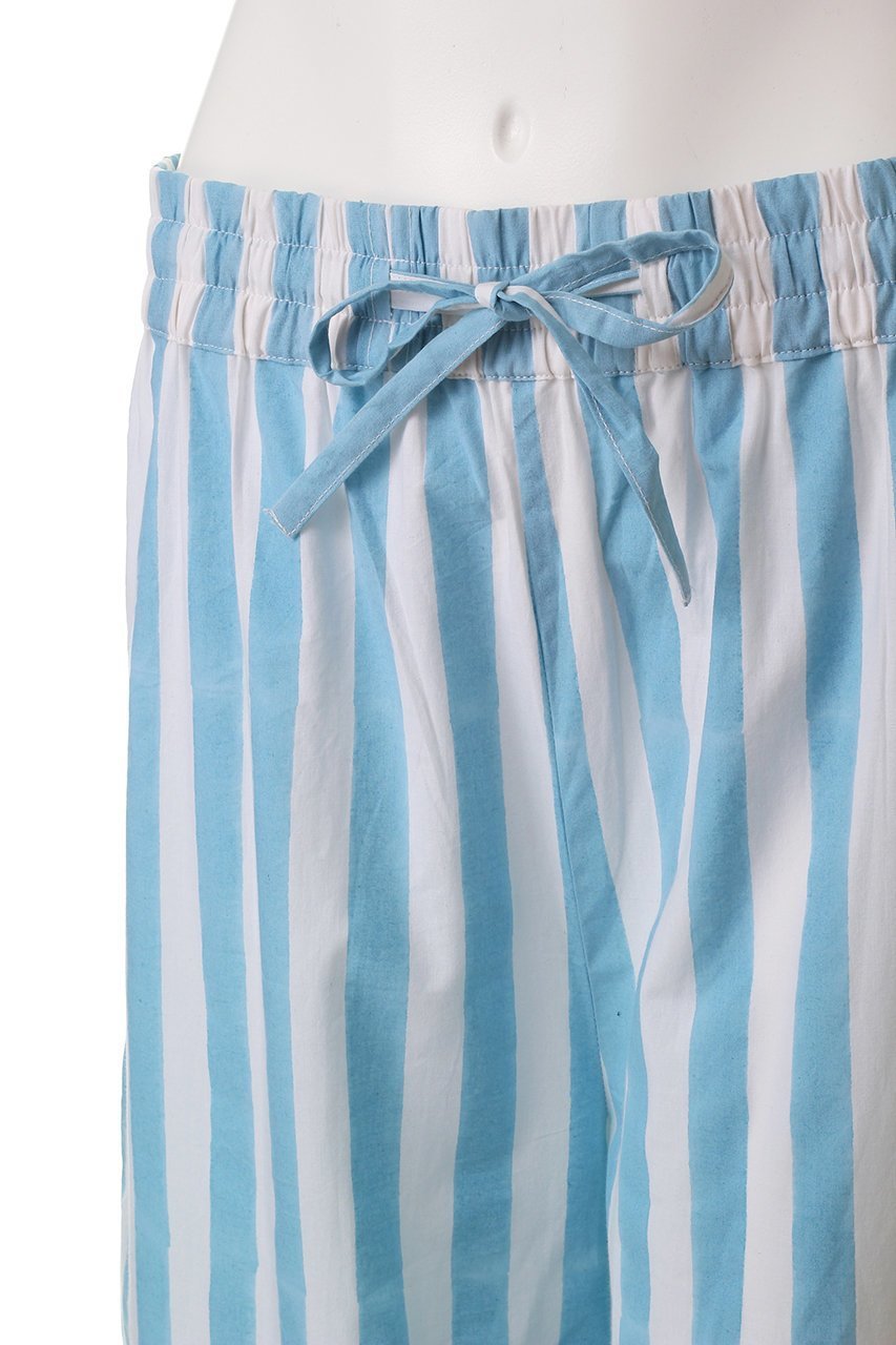 【エスゼット ブロックプリント/SZ Blockprints】のDRAWSTRING PANTS THICK STRIPE ドロストワイドパンツ 人気、トレンドファッション・服の通販 founy(ファニー) 　ファッション　Fashion　レディースファッション　Fashion for Women　パンツ　Pants & Trousers　ストライプ　Stripe, Striped Pattern　フェミニン　Feminine, Girly　リラックス　Relax, Relaxed Fit　ワイド　Wide, Wide Fit　再入荷　Restock / Back in Stock　夏　Summer　other-5|ID: prp329100003292742 ipo3291000000032900226