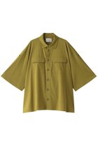 【ミディウミソリッド/MIDIUMISOLID】の【UNISEX】roll up wide shirt シャツ 人気、トレンドファッション・服の通販 founy(ファニー) ファッション Fashion レディースファッション WOMEN トップス・カットソー Tops/Tshirt シャツ/ブラウス Shirts/Blouses ユニセックス Unisex とろみ Thickness ショート Short スリーブ Sleeve ロールアップ Roll Up ワイド Wide thumbnail グリーン|ID: prp329100003294738 ipo3291000000029988912