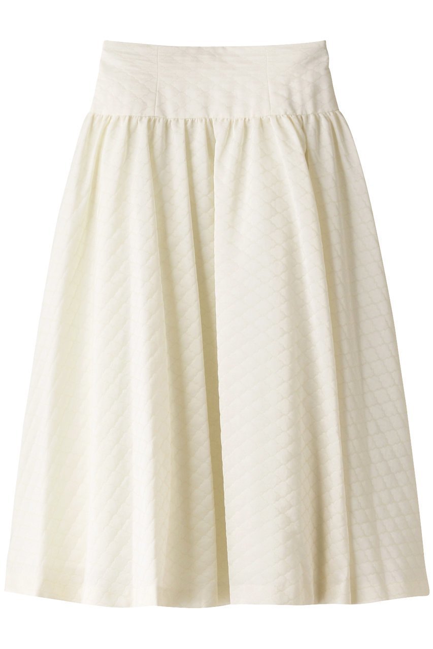 【アルアバイル/allureville】の【Loulou Willoughby】ゼリージュJQスカート インテリア・キッズ・メンズ・レディースファッション・服の通販 founy(ファニー) 　ファッション　Fashion　レディースファッション　WOMEN　スカート　Skirt　ロングスカート　Long Skirt　おすすめ　Recommend　エレガント　カットソー　キルティング　ジャカード　ダウン　フェミニン　フレア　ロング　オフホワイト|ID: prp329100003294743 ipo3291000000022036097