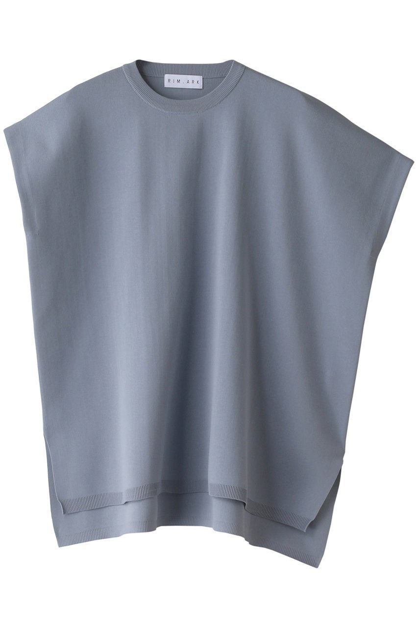 【リムアーク/RIM.ARK】のAsymmetry knit tops/ニットトップス インテリア・キッズ・メンズ・レディースファッション・服の通販 founy(ファニー) ファッション Fashion レディースファッション Fashion for Women トップス・カットソー Cut & Sew Tops ニット Knit Tops & Sweaters カジュアルプルオーバー・ニットトップス Pullovers & Knit Tops / Casual Pullovers アシンメトリー Asymmetrical Style シンプル Simple, Minimal バランス Balance, Style Balance モダン Modern, Contemporary 夏 Summer ライトブルー|ID: prp329100003294809 ipo3291000000032808861