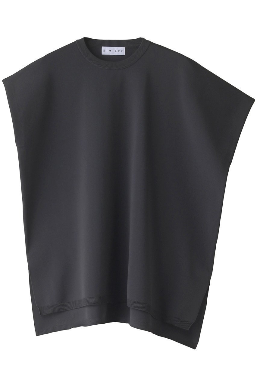 【リムアーク/RIM.ARK】のAsymmetry knit tops/ニットトップス インテリア・キッズ・メンズ・レディースファッション・服の通販 founy(ファニー) ファッション Fashion レディースファッション Fashion for Women トップス・カットソー Cut & Sew Tops ニット Knit Tops & Sweaters カジュアルプルオーバー・ニットトップス Pullovers & Knit Tops / Casual Pullovers アシンメトリー Asymmetrical Style シンプル Simple, Minimal バランス Balance, Style Balance モダン Modern, Contemporary 夏 Summer ダークグレー|ID: prp329100003294809 ipo3291000000032808862