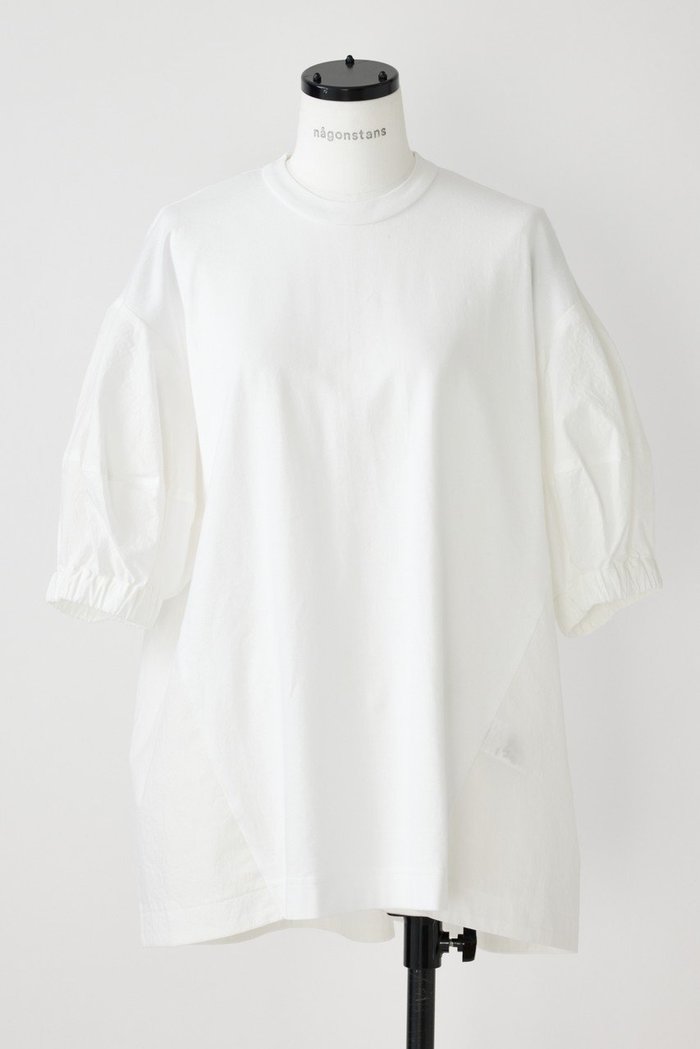 【ナゴンスタンス/nagonstans】のCO天竺 WOVEN Combi P.O/プルオーバー インテリア・キッズ・メンズ・レディースファッション・服の通販 founy(ファニー) https://founy.com/ ファッション Fashion レディースファッション Fashion for Women トップス・カットソー Cut & Sew Tops シャツ・ブラウス・オフィスカジュアル Elegant Blouses & Button-Ups ロングTシャツ・Tシャツ Longline T-Shirts & Tees カジュアルプルオーバー・ニットトップス Pullovers & Knit Tops / Casual Pullovers カットソー・ベーシックTシャツ Cut-and-Sewn Tops / Stretch Tees & Basics ショート Short, Short Length スリーブ Sleeve, Long Sleeve / Short Sleeve ドッキング Docking, Mixed Material バランス Balance, Style Balance |ID: prp329100003294826 ipo3291000000036989559