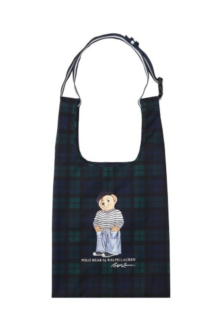 【ポロラルフローレン/POLO RALPH LAUREN】のベルト付撥水レインバッグ チェックベアプリント 人気、トレンドファッション・服の通販 founy(ファニー) 　ファッション　Fashion　レディースファッション　Fashion for Women　ベルト&ウエストマーク　Belts & Waist Accessories　レイングッズ・傘・晴雨兼用傘　Umbrellas & Rain Gear　おすすめ　Recommended / Our Picks　チェック　Check, Plaid, Tartan　ハンカチ　Handkerchief, Hanky　ボーダー　Border, Stripe　傘　Umbrella, Parasol　時計　Watch, Wristwatch　other-8|ID: prp329100003304730 ipo3291000000032865059