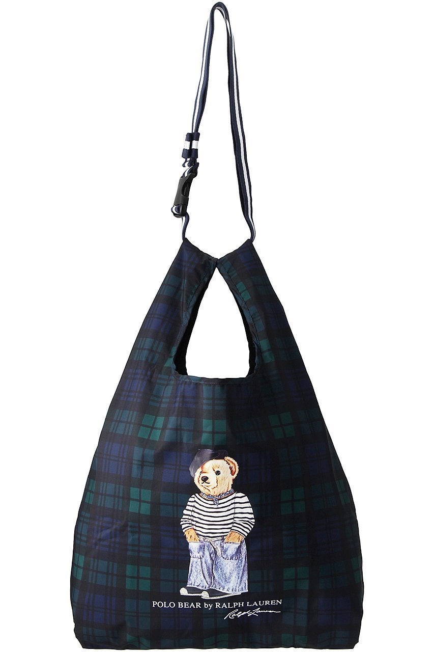 【ポロラルフローレン/POLO RALPH LAUREN】のベルト付撥水レインバッグ チェックベアプリント 人気、トレンドファッション・服の通販 founy(ファニー) 　ファッション　Fashion　レディースファッション　Fashion for Women　ベルト&ウエストマーク　Belts & Waist Accessories　レイングッズ・傘・晴雨兼用傘　Umbrellas & Rain Gear　おすすめ　Recommended / Our Picks　チェック　Check, Plaid, Tartan　ハンカチ　Handkerchief, Hanky　ボーダー　Border, Stripe　傘　Umbrella, Parasol　時計　Watch, Wristwatch　 other-1|ID: prp329100003304730 ipo3291000000035941934