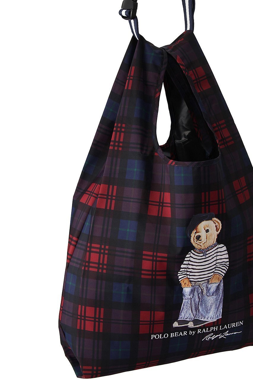 【ポロラルフローレン/POLO RALPH LAUREN】のベルト付撥水レインバッグ チェックベアプリント 人気、トレンドファッション・服の通販 founy(ファニー) 　ファッション　Fashion　レディースファッション　Fashion for Women　ベルト&ウエストマーク　Belts & Waist Accessories　レイングッズ・傘・晴雨兼用傘　Umbrellas & Rain Gear　おすすめ　Recommended / Our Picks　チェック　Check, Plaid, Tartan　ハンカチ　Handkerchief, Hanky　ボーダー　Border, Stripe　傘　Umbrella, Parasol　時計　Watch, Wristwatch　other-4|ID: prp329100003304730 ipo3291000000035941938