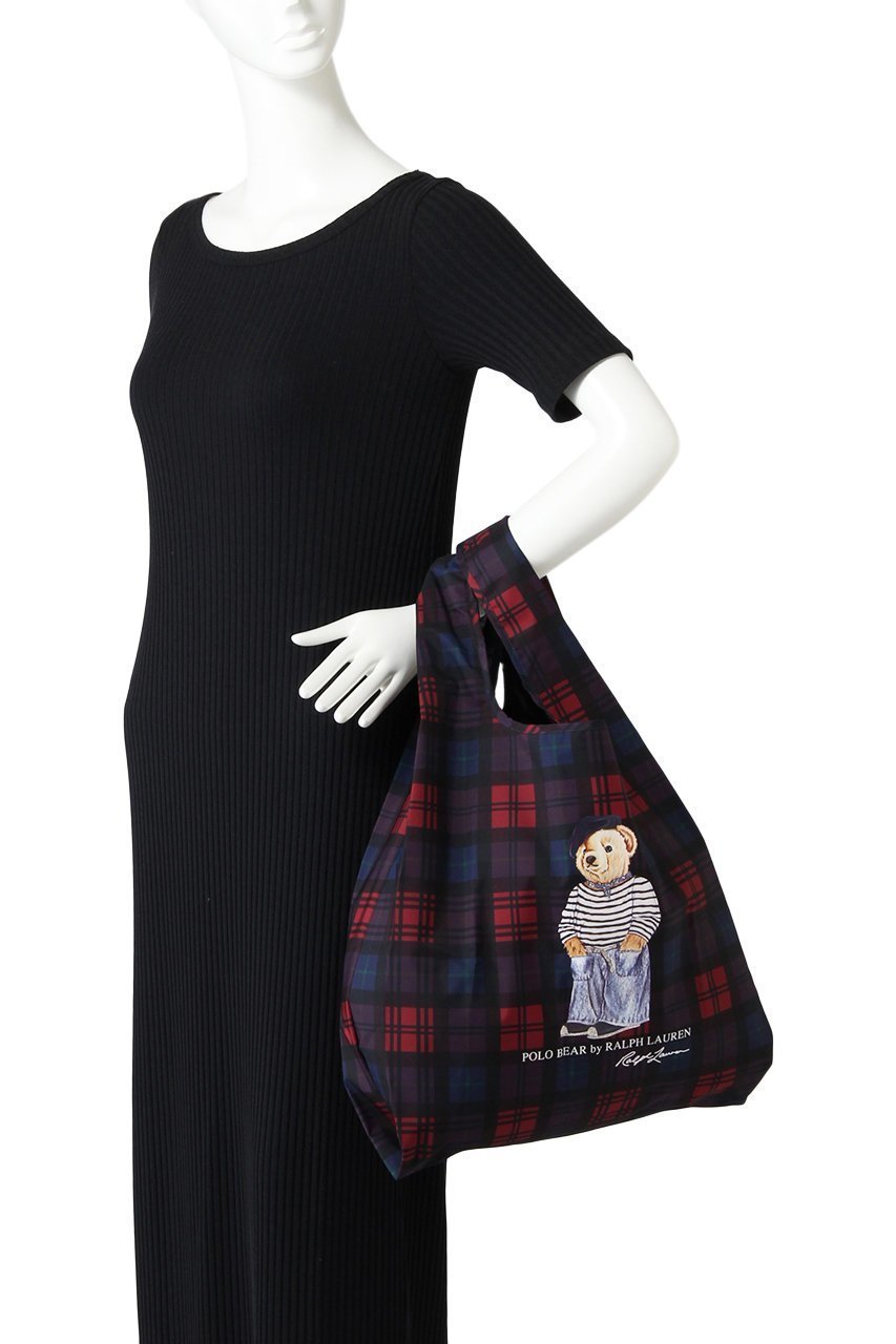 【ポロラルフローレン/POLO RALPH LAUREN】のベルト付撥水レインバッグ チェックベアプリント 人気、トレンドファッション・服の通販 founy(ファニー) 　ファッション　Fashion　レディースファッション　Fashion for Women　ベルト&ウエストマーク　Belts & Waist Accessories　レイングッズ・傘・晴雨兼用傘　Umbrellas & Rain Gear　おすすめ　Recommended / Our Picks　チェック　Check, Plaid, Tartan　ハンカチ　Handkerchief, Hanky　ボーダー　Border, Stripe　傘　Umbrella, Parasol　時計　Watch, Wristwatch　other-6|ID: prp329100003304730 ipo3291000000035941940