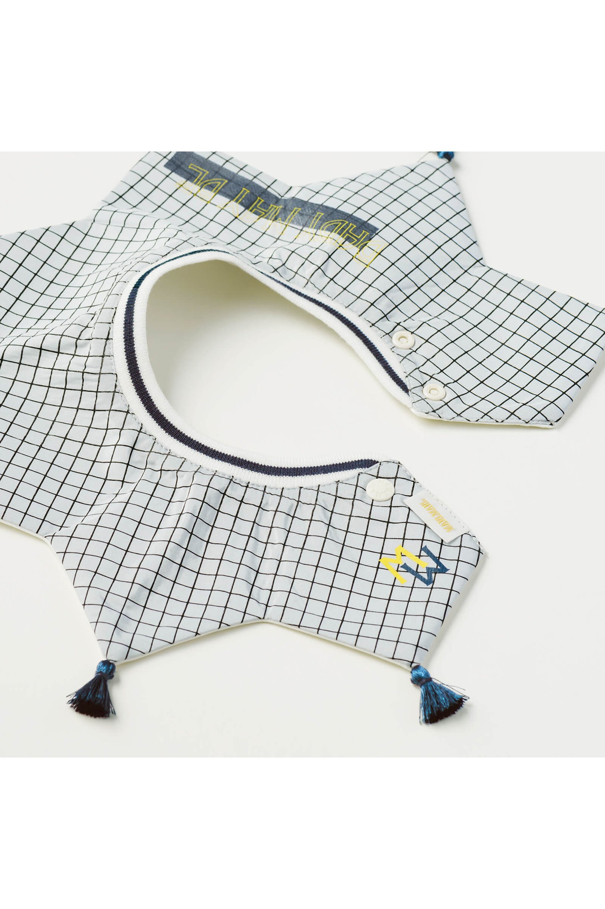 【マールマール/MARLMARL / KIDS】の【BABY】スタイ+お食事エプロン teppan box garcon MSP4(ライトブルー系) 80-90㎝ 人気、トレンドファッション・服の通販 founy(ファニー) 　ファッション　Fashion　キッズファッション　Fashion for Kids　サテン　Satin, Glossy Fabric　ジャケット　Jacket, Outerwear　タッセル　Tassel, Fringe　バランス　Balance, Style Balance　プリント　Print, Printed Pattern　ベビー　Baby, Babywear　ペイズリー　Paisley, Ethnic Pattern　リボン　Ribbon, Bow　再入荷　Restock / Back in Stock　エレガント 上品　Elegant　ギフト プレゼント　Gift / Present　卒業式　Graduation Ceremony　other-4|ID: prp329100003307533 ipo3291000000034584361