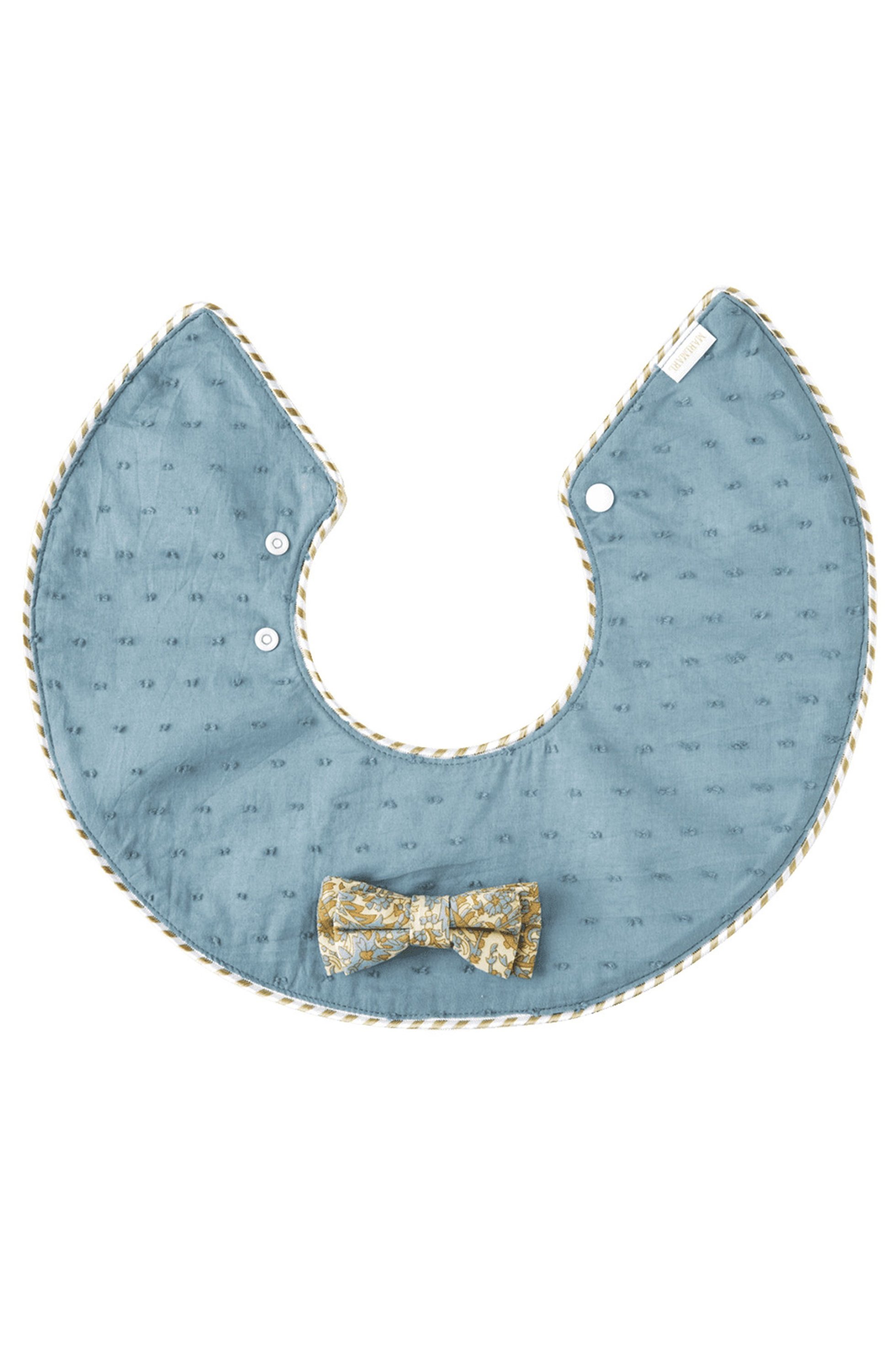 【マールマール/MARLMARL / KIDS】の【BABY】スタイ+お食事エプロン teppan box garcon MSP4(ライトブルー系) 80-90㎝ 人気、トレンドファッション・服の通販 founy(ファニー) 　ファッション　Fashion　キッズファッション　Fashion for Kids　サテン　Satin, Glossy Fabric　ジャケット　Jacket, Outerwear　タッセル　Tassel, Fringe　バランス　Balance, Style Balance　プリント　Print, Printed Pattern　ベビー　Baby, Babywear　ペイズリー　Paisley, Ethnic Pattern　リボン　Ribbon, Bow　エレガント 上品　Elegant　ギフト プレゼント　Gift / Present　卒業式　Graduation Ceremony　other-3|ID: prp329100003307533 ipo3291000000036246906