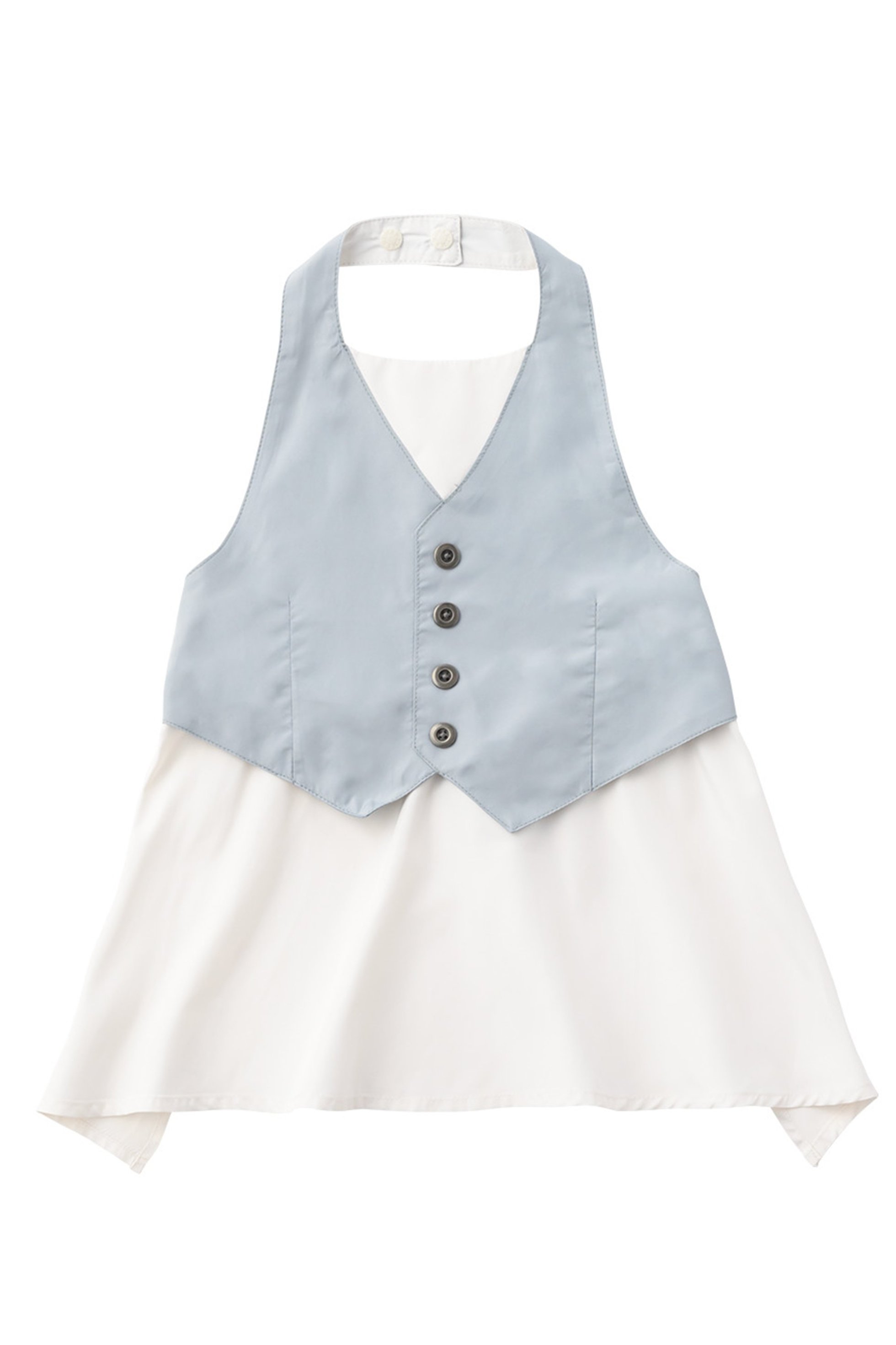 【マールマール/MARLMARL / KIDS】の【BABY】スタイ+お食事エプロン teppan box garcon MSP4(ライトブルー系) 80-90㎝ 人気、トレンドファッション・服の通販 founy(ファニー) 　ファッション　Fashion　キッズファッション　Fashion for Kids　サテン　Satin, Glossy Fabric　ジャケット　Jacket, Outerwear　タッセル　Tassel, Fringe　バランス　Balance, Style Balance　プリント　Print, Printed Pattern　ベビー　Baby, Babywear　ペイズリー　Paisley, Ethnic Pattern　リボン　Ribbon, Bow　エレガント 上品　Elegant　ギフト プレゼント　Gift / Present　卒業式　Graduation Ceremony　other-5|ID: prp329100003307533 ipo3291000000036246908