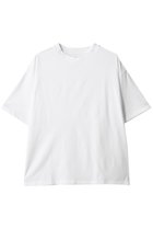 【スリー ドッツ/three dots】のパウダリーコットン ルーズTシャツ ホワイト|ID:prp329100003311396