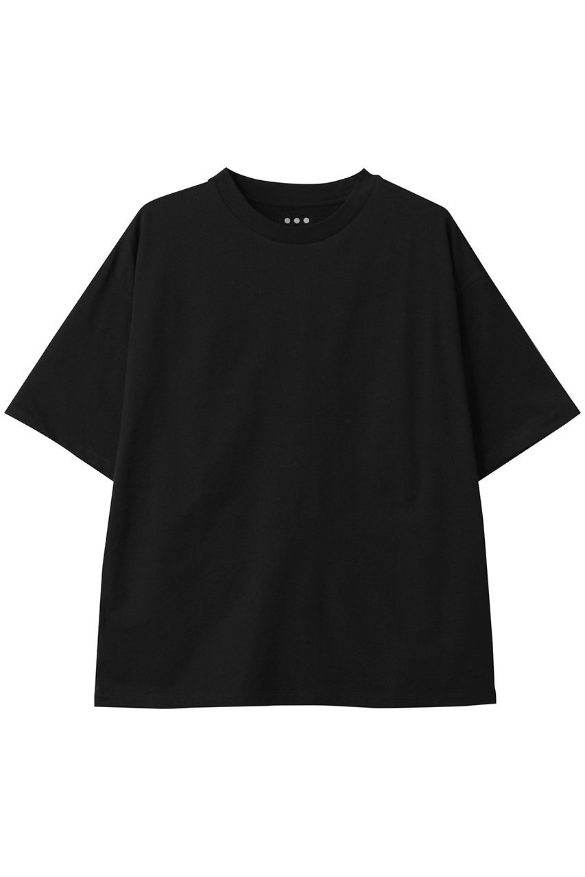 【スリー ドッツ/three dots】のパウダリーコットン ルーズTシャツ インテリア・キッズ・メンズ・レディースファッション・服の通販 founy(ファニー) 　ファッション　Fashion　レディースファッション　Fashion for Women　トップス・カットソー　Cut & Sew Tops　キャミソール&ノースリーブ　Camisoles & Sleeveless Tops　シャツ・ブラウス・オフィスカジュアル　Elegant Blouses & Button-Ups　ロングTシャツ・Tシャツ　Longline T-Shirts & Tees　カットソー・ベーシックTシャツ　Cut-and-Sewn Tops / Stretch Tees & Basics　インド　Indian Textile　キャミソール　Camisole, Spaghetti Strap Top　タンク　Tank Top, Sleeveless Top　ミックス　Mix, Mixed Style　ルーズ　Loose, Oversized　吸水　Absorbent, Quick-Dry　ブラック|ID: prp329100003311396 ipo3291000000032861557
