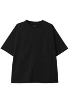 【スリー ドッツ/three dots】のパウダリーコットン ルーズTシャツ ブラック|ID: prp329100003311396 ipo3291000000037024872