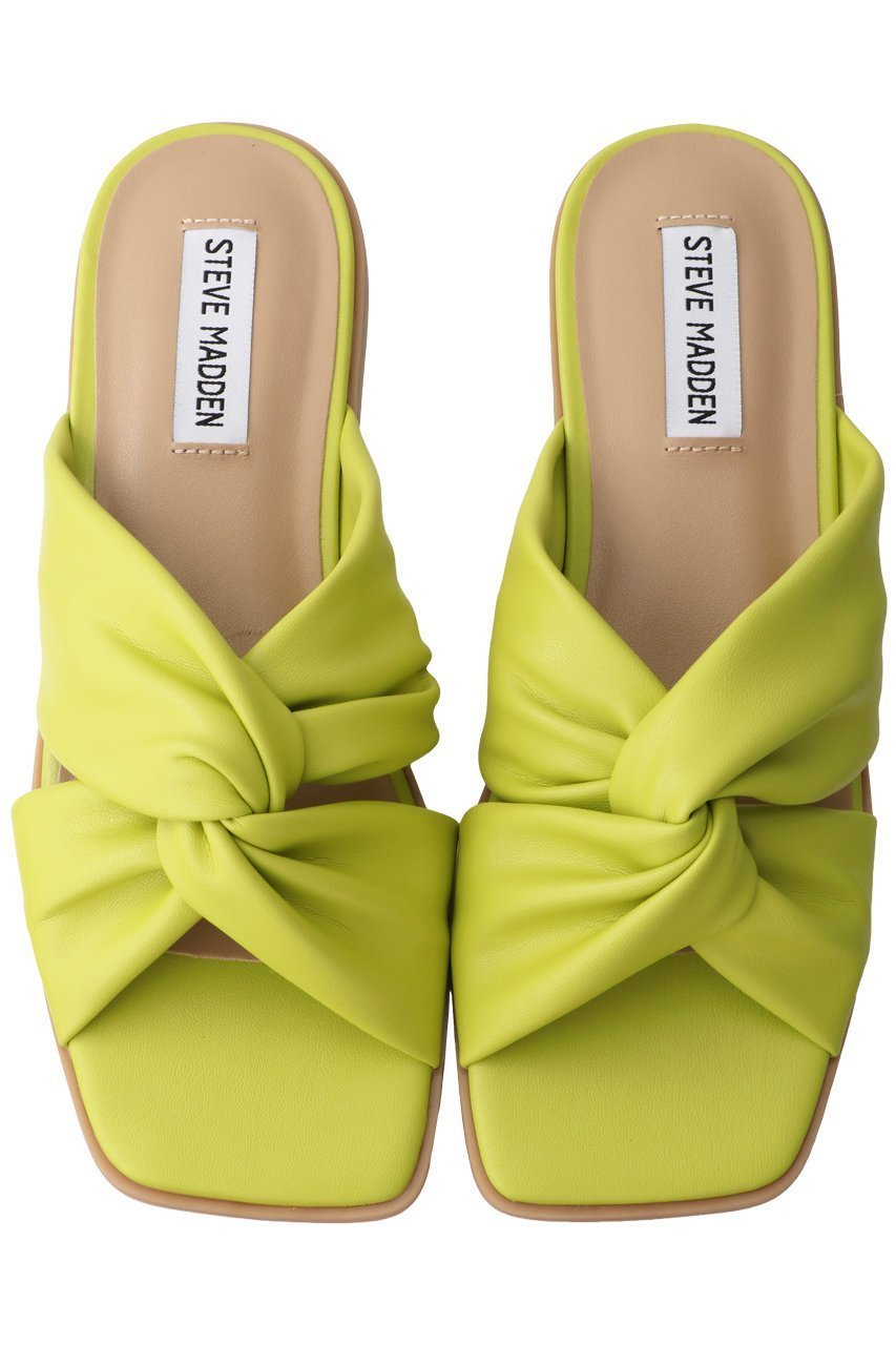 【スティーブマデン/STEVE MADDEN】のHOORAY クロスリボンフラットサンダル インテリア・キッズ・メンズ・レディースファッション・服の通販 founy(ファニー) 　ファッション　Fashion　レディースファッション　Fashion for Women　サンダル　Sandals, Summer Shoes　トレンド　Trend, Trending Now　フラット　Flat, Flat Shoes　エレガント 上品　Elegant　旅行　Travel　ライム|ID: prp329100003311418 ipo3291000000032772234