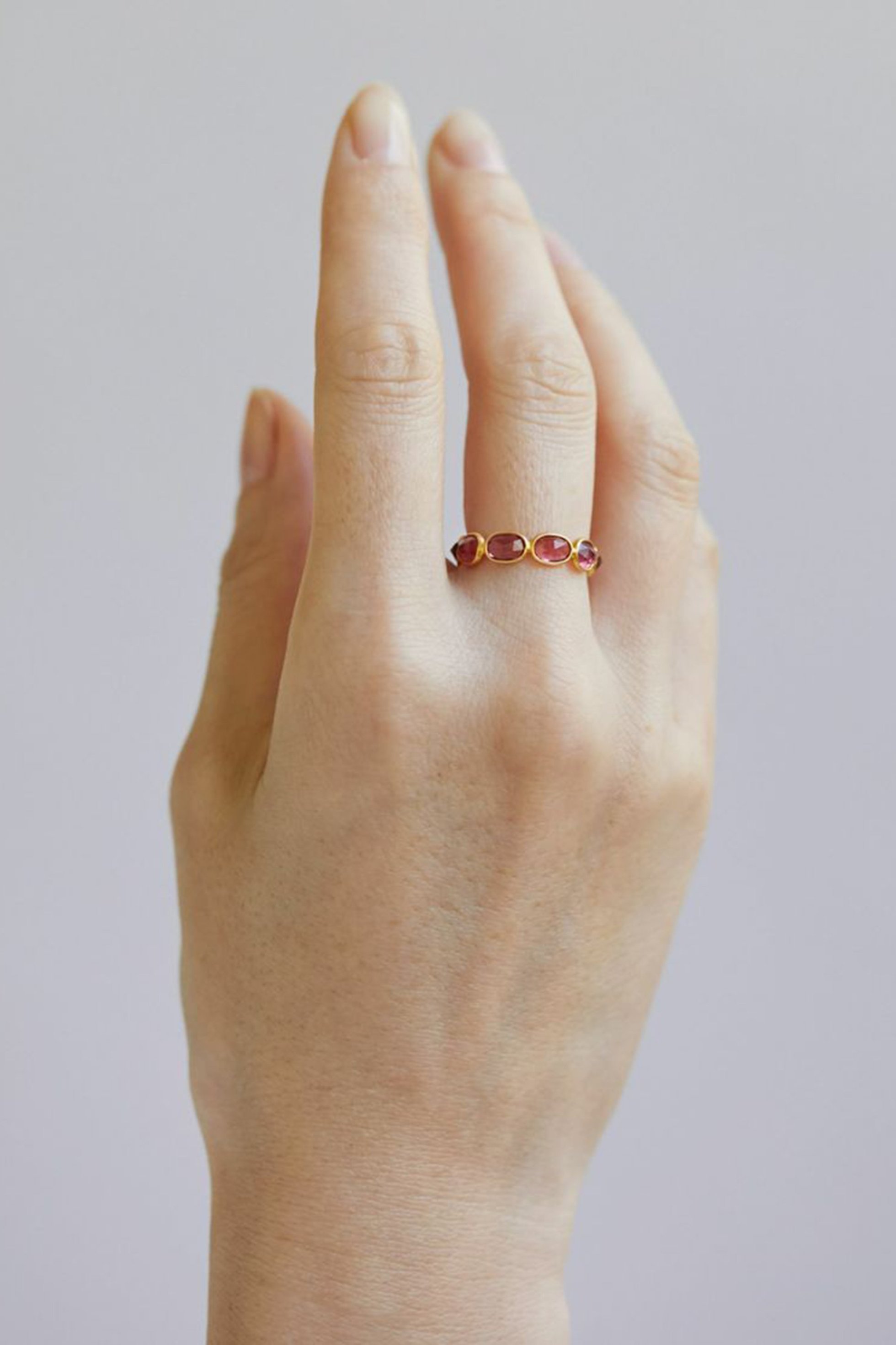 【ヌキテパ/NE QUITTEZ PAS】の【UPALA】Slice Stone エタニティリング(ピンクトルマリン) 人気、トレンドファッション・服の通販 founy(ファニー) 　ファッション　Fashion　レディースファッション　Fashion for Women　ジュエリー　Jewelry　オーガニック　Organic Cotton　フラット　Flat, Flat Shoes　other-2|ID: prp329100003311432 ipo3291000000036232448