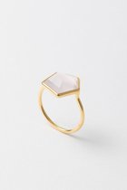 【ヌキテパ/NE QUITTEZ PAS】の【UPALA】Pentagon Bezel リング ローズクォーツ|ID: prp329100003311437 ipo3291000000036144748