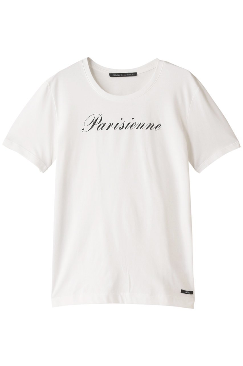 【ビリティス ディセッタン/Bilitis dix-sept ans】のパリジェンヌTシャツ インテリア・キッズ・メンズ・レディースファッション・服の通販 founy(ファニー) 　ファッション　Fashion　レディースファッション　Fashion for Women　トップス・カットソー　Cut & Sew Tops　シャツ・ブラウス・オフィスカジュアル　Elegant Blouses & Button-Ups　ロングTシャツ・Tシャツ　Longline T-Shirts & Tees　カットソー・ベーシックTシャツ　Cut-and-Sewn Tops / Stretch Tees & Basics　ショート　Short, Short Length　スリム　Slim, Slim Fit　スリーブ　Sleeve, Long Sleeve / Short Sleeve　バランス　Balance, Style Balance　フロント　Front, Front Design　プリント　Print, Printed Pattern　ホワイト|ID: prp329100003311447 ipo3291000000032894563