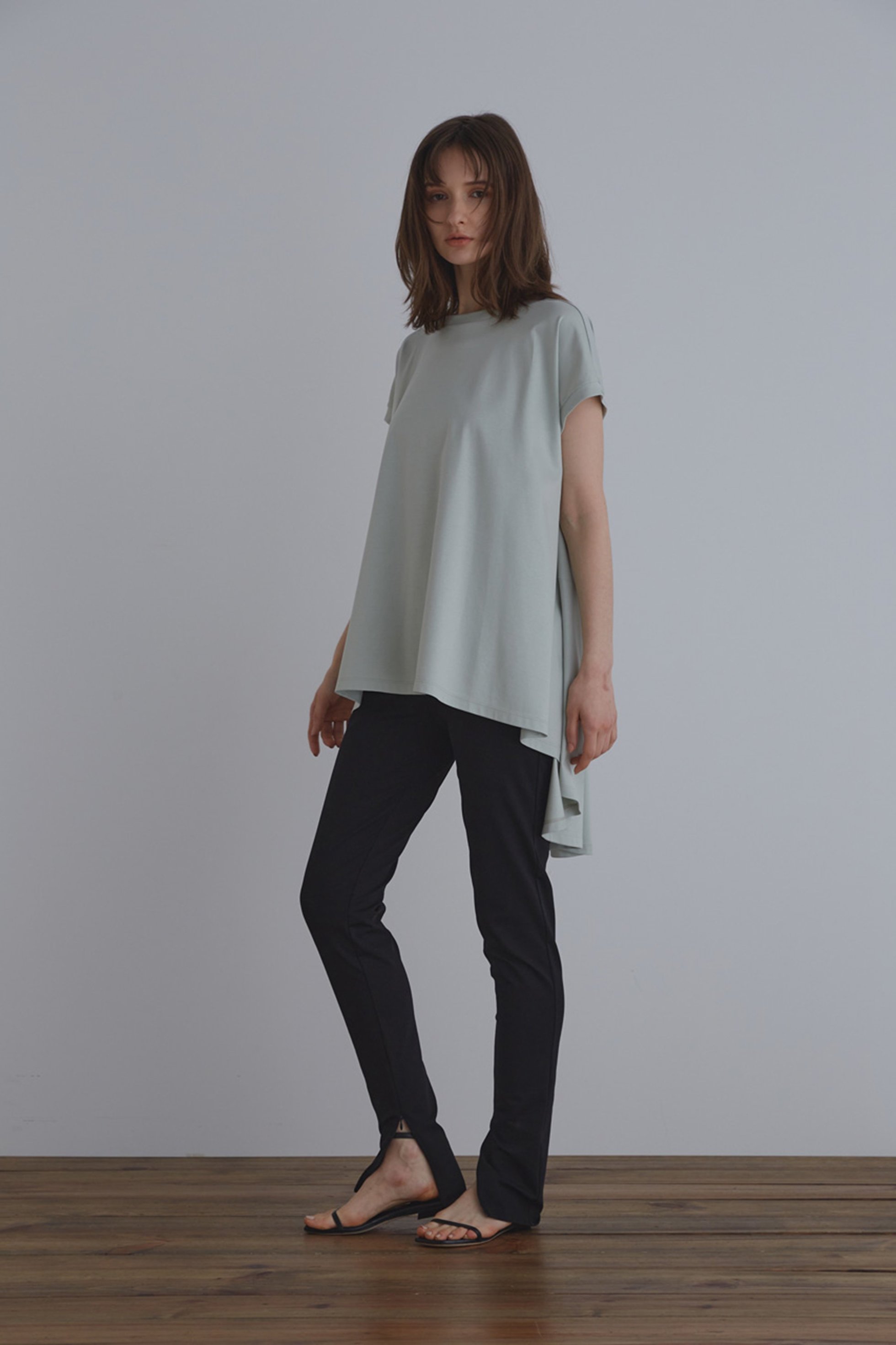 【ル フィル/LE PHIL】のコットンスムースカットソー 人気、トレンドファッション・服の通販 founy(ファニー) 　ファッション　Fashion　レディースファッション　Fashion for Women　トップス・カットソー　Cut & Sew Tops　シャツ・ブラウス・オフィスカジュアル　Elegant Blouses & Button-Ups　ロングTシャツ・Tシャツ　Longline T-Shirts & Tees　カットソー・ベーシックTシャツ　Cut-and-Sewn Tops / Stretch Tees & Basics　ショート　Short, Short Length　スリーブ　Sleeve, Long Sleeve / Short Sleeve　フレア　Flare, Flared　夏　Summer　other-7|ID: prp329100003313542 ipo3291000000032923198