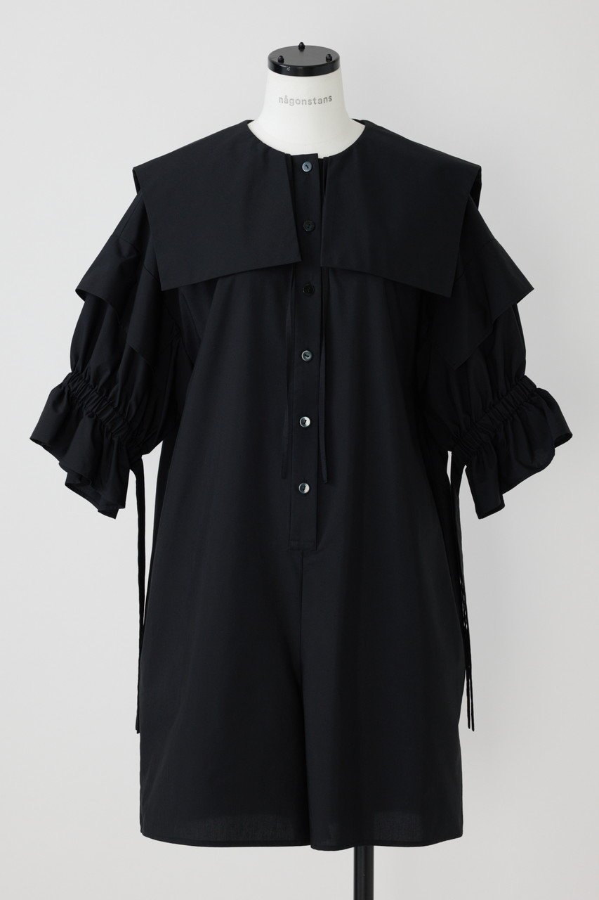 【ナゴンスタンス/nagonstans】のタイプライター ハーフオールインワン 人気、トレンドファッション・服の通販 founy(ファニー) 　ファッション　Fashion　レディースファッション　Fashion for Women　パンツ　Pants & Trousers　ギャザー　Gathered, Ruffled　タイプライター　Typewriter Fabric, Crisp Cotton　ハーフ　Half, Half-Length　フェミニン　Feminine, Girly　ポケット　Pocket, Pocket Detail　夏　Summer　 other-1|ID: prp329100003313616 ipo3291000000035422624