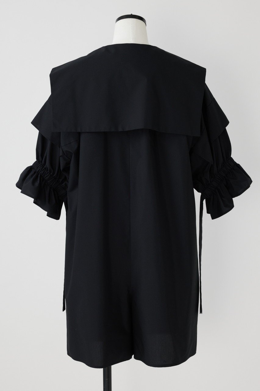 【ナゴンスタンス/nagonstans】のタイプライター ハーフオールインワン 人気、トレンドファッション・服の通販 founy(ファニー) 　ファッション　Fashion　レディースファッション　Fashion for Women　パンツ　Pants & Trousers　ギャザー　Gathered, Ruffled　タイプライター　Typewriter Fabric, Crisp Cotton　ハーフ　Half, Half-Length　フェミニン　Feminine, Girly　ポケット　Pocket, Pocket Detail　夏　Summer　other-3|ID: prp329100003313616 ipo3291000000035422630