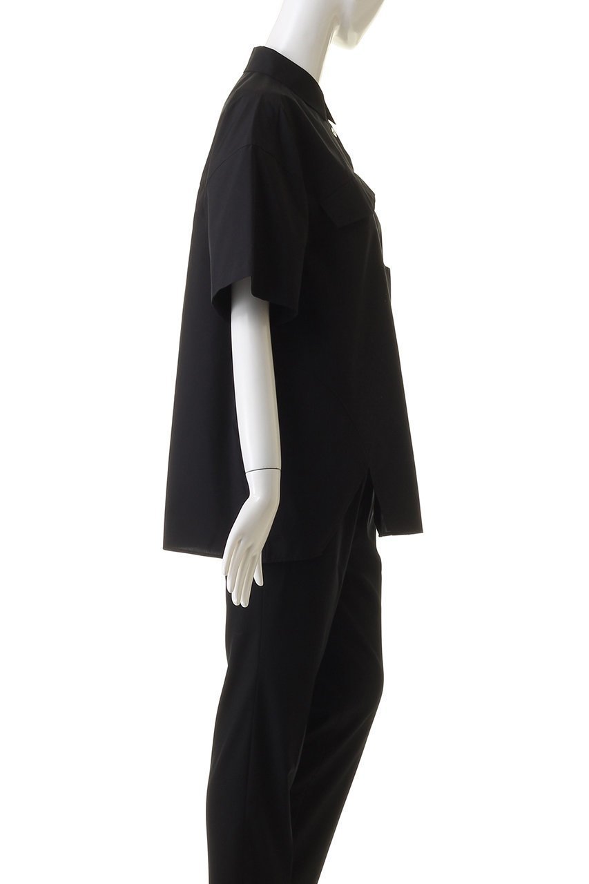 【ナゴンスタンス/nagonstans】のタイプライター アシンメ 5分 SH/シャツ 人気、トレンドファッション・服の通販 founy(ファニー) 　ファッション　Fashion　レディースファッション　Fashion for Women　トップス・カットソー　Cut & Sew Tops　シャツ・ブラウス・オフィスカジュアル　Elegant Blouses & Button-Ups　おすすめ　Recommended / Our Picks　アシンメトリー　Asymmetrical Style　ショート　Short, Short Length　スリーブ　Sleeve, Long Sleeve / Short Sleeve　セットアップ　Set-Up, Coordinated Outfit　タイプライター　Typewriter Fabric, Crisp Cotton　フロント　Front, Front Design　ポケット　Pocket, Pocket Detail　切替　Switching, Contrast Panel　other-3|ID: prp329100003313624 ipo3291000000036726076