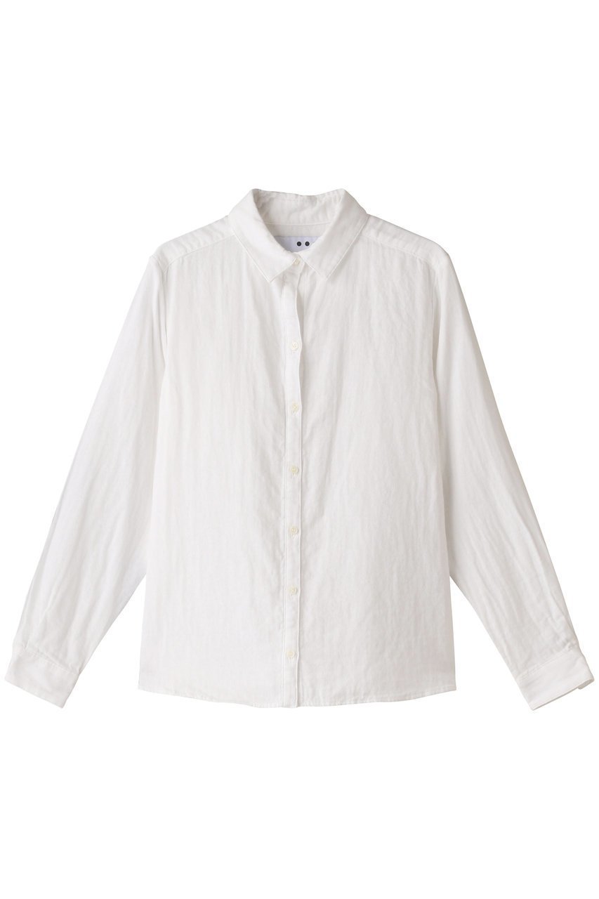 【スリー ドッツ/three dots】のダブルガーゼシャツ インテリア・キッズ・メンズ・レディースファッション・服の通販 founy(ファニー) ファッション Fashion レディースファッション Fashion for Women トップス・カットソー Cut & Sew Tops シャツ・ブラウス・オフィスカジュアル Elegant Blouses & Button-Ups おすすめ Recommended / Our Picks コンパクト Compact, Small Size シンプル Simple, Minimal スリーブ Sleeve, Long Sleeve / Short Sleeve ロング Long, Long-Length ホワイト|ID: prp329100003316092 ipo3291000000032844126