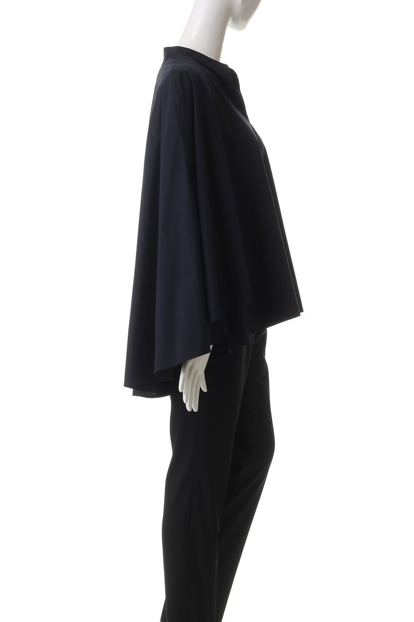 【ル フィル/LE PHIL】のSOLOTEXブロードケープブラウス 人気、トレンドファッション・服の通販 founy(ファニー) 　ファッション　Fashion　レディースファッション　WOMEN　トップス・カットソー　Tops/Tshirt　シャツ/ブラウス　Shirts/Blouses　シンプル　Simple　スリット　Slit　スリーブ　Sleeve　ドレープ　Drape　フレア　Flare　ブロード　Broad　ロング　Long　エレガント 上品　Elegant　other-3|ID: prp329100003316101 ipo3291000000031255349