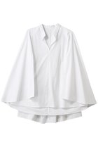 【ル フィル/LE PHIL】のSOLOTEXブロードケープブラウス 人気、トレンドファッション・服の通販 founy(ファニー) ファッション Fashion レディースファッション Fashion for Women トップス・カットソー Cut & Sew Tops シャツ・ブラウス・オフィスカジュアル Elegant Blouses & Button-Ups シンプル Simple, Minimal スリット Slit, Slit Detail スリーブ Sleeve, Long Sleeve / Short Sleeve ドレープ Drape, Draping Fabric フレア Flare, Flared ブロード Broadcloth, Fine Cotton ロング Long, Long-Length エレガント 上品 Elegant thumbnail ホワイト|ID: prp329100003316101 ipo3291000000032850066