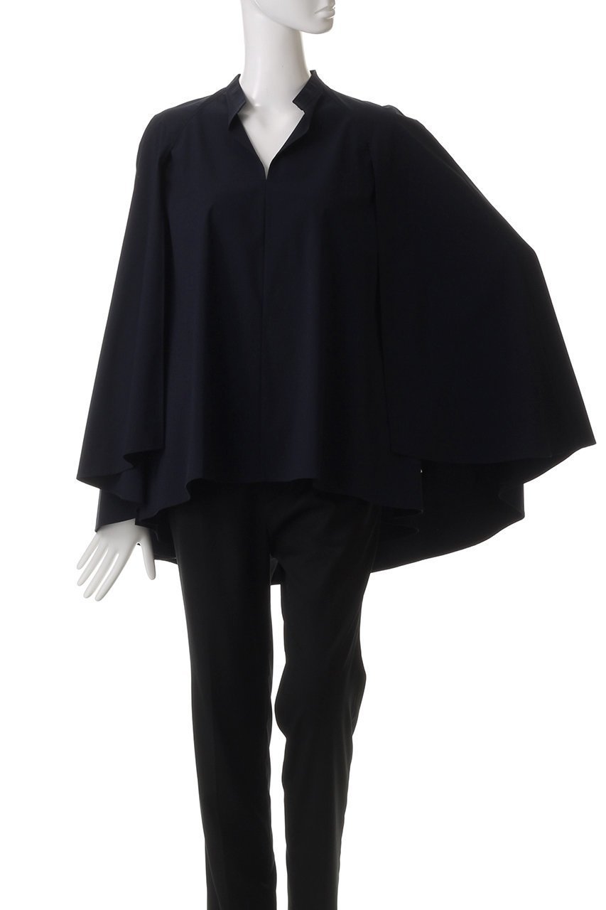 【ル フィル/LE PHIL】のSOLOTEXブロードケープブラウス 人気、トレンドファッション・服の通販 founy(ファニー) ファッション Fashion レディースファッション Fashion for Women トップス・カットソー Cut & Sew Tops シャツ・ブラウス・オフィスカジュアル Elegant Blouses & Button-Ups シンプル Simple, Minimal スリット Slit, Slit Detail スリーブ Sleeve, Long Sleeve / Short Sleeve ドレープ Drape, Draping Fabric フレア Flare, Flared ブロード Broadcloth, Fine Cotton ロング Long, Long-Length エレガント 上品 Elegant other-2|ID: prp329100003316101 ipo3291000000032850077