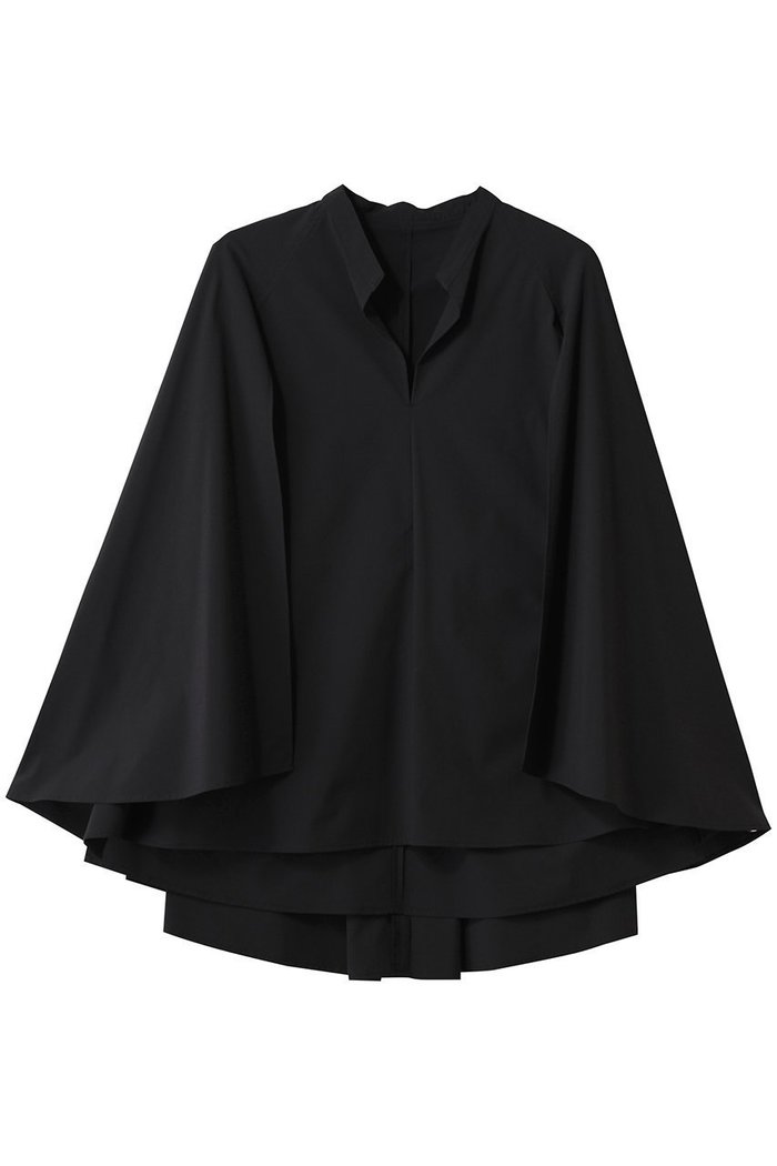 【ル フィル/LE PHIL】のSOLOTEXブロードケープブラウス インテリア・キッズ・メンズ・レディースファッション・服の通販 founy(ファニー) https://founy.com/ ファッション Fashion レディースファッション Fashion for Women トップス・カットソー Cut & Sew Tops シャツ・ブラウス・オフィスカジュアル Elegant Blouses & Button-Ups シンプル Simple, Minimal スリット Slit, Slit Detail スリーブ Sleeve, Long Sleeve / Short Sleeve ドレープ Drape, Draping Fabric フレア Flare, Flared ブロード Broadcloth, Fine Cotton ロング Long, Long-Length エレガント 上品 Elegant |ID: prp329100003316101 ipo3291000000036395941