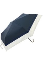 【ムーンバット/MOONBAT】のD-BTS ミニ ボーダーテープリボン晴雨兼用折りたたみ傘 ディープブルー|ID:prp329100003318463
