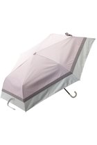 【ムーンバット/MOONBAT】のD-BTS ミニ ボーダーテープリボン晴雨兼用折りたたみ傘 ピンク×ホワイト|ID: prp329100003318463 ipo3291000000035941734