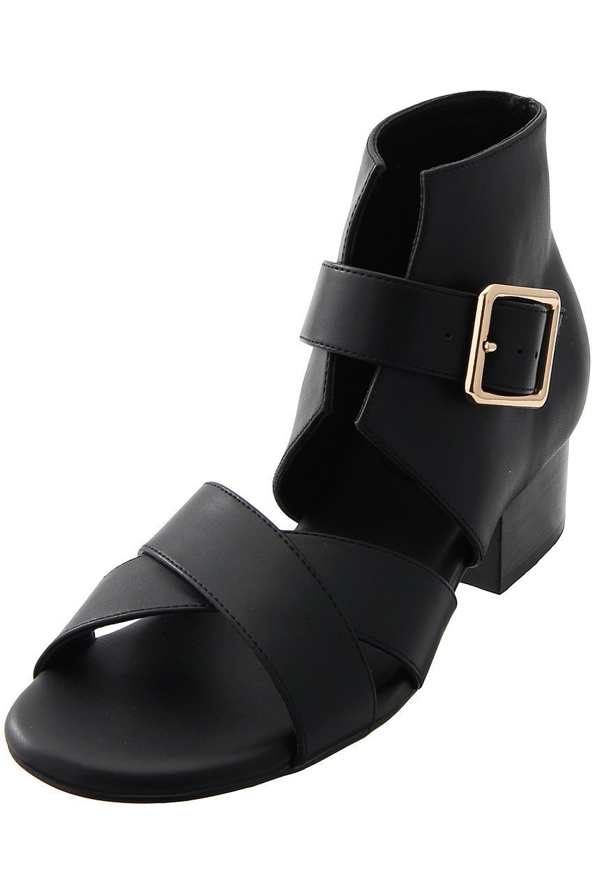 【リムアーク/RIM.ARK】のCross faux leather shoes/シューズ インテリア・キッズ・メンズ・レディースファッション・服の通販 founy(ファニー) ファッション Fashion レディースファッション Fashion for Women グラデーション Gradient, Ombre シューズ Shoes, Footwear スマート Smart, Elegant フラット Flat, Flat Shoes ブラック|ID: prp329100003318509 ipo3291000000032873089