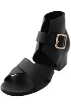 【リムアーク/RIM.ARK】のCross faux leather shoes/シューズ ブラック|ID: prp329100003318509 ipo3291000000036240735