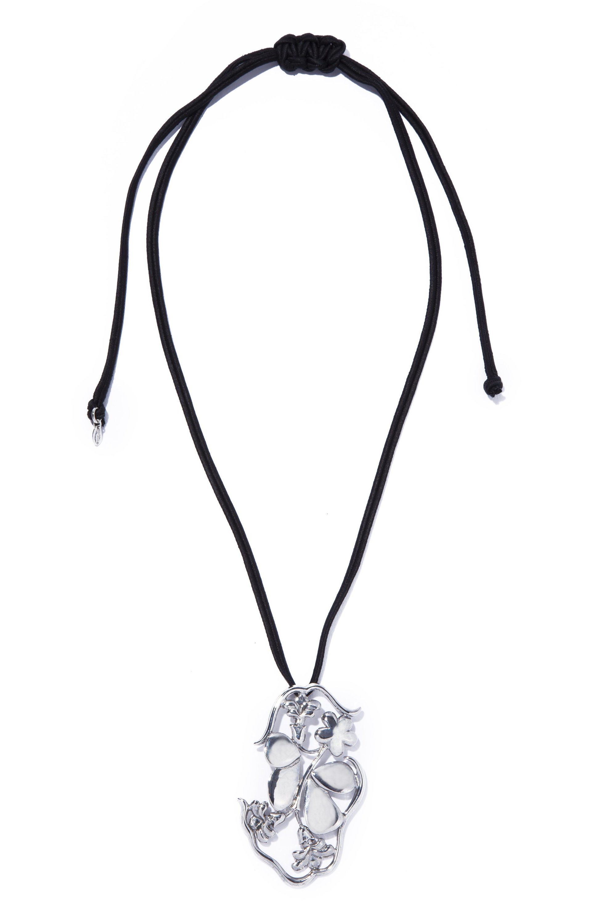 【イリスフォーセブン/IRIS 47】のelegance ネックレス インテリア・キッズ・メンズ・レディースファッション・服の通販 founy(ファニー) 　ファッション　Fashion　レディースファッション　Fashion for Women　ジュエリー　Jewelry　ネックレス　Necklaces & Pendants　おすすめ　Recommended / Our Picks　シルク　Silk, 100% Silk　シンプル　Simple, Minimal　ネックレス　Necklace, Pendant Necklace　モチーフ　Motif, Design Theme　透かし　Cut-Out, Lacework　シルバー|ID: prp329100003318579 ipo3291000000036093989