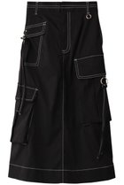 【メゾンスペシャル/MAISON SPECIAL】のカーゴフレアスカート 人気、トレンドファッション・服の通販 founy(ファニー) ファッション Fashion レディースファッション WOMEN スカート Skirt Aライン/フレアスカート Flared A-Line Skirts ロングスカート Long Skirt シンプル Simple ツイル Twill フレア Flare ポケット Pocket ロング Long thumbnail BLK(ブラック)|ID: prp329100003327245 ipo3291000000026728227