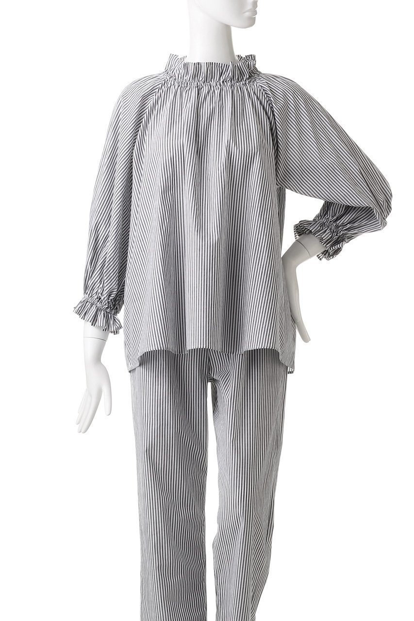 【ランジェリーク/LANGELIQUE】のジョリー ジョリーL トップス 人気、トレンドファッション・服の通販 founy(ファニー) 　ファッション　Fashion　レディースファッション　Fashion for Women　トップス・カットソー　Cut & Sew Tops　なめらか　Smooth, Silky Texture　ギンガム　Gingham, Gingham Fabric　ストライプ　Stripe, Striped Pattern　バランス　Balance, Style Balance　パジャマ　Pajamas, Sleepwear　other-2|ID: prp329100003327268 ipo3291000000032831810